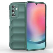 Husa pentru  Samsung Galaxy A25 Liquid Silicone, Microfibre Lining, Non-Slip Airbag Design, verde