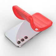 Husa pentru Samsung Galaxy A25 Liquid Silicone, Microfibre Lining, Non-Slip Airbag Design - red