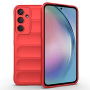 Husa pentru  Samsung Galaxy A35 Liquid Silicone, Microfibre Lining, Non-Slip Airbag Design, negru
