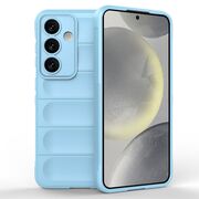 Husa pentru  Samsung Galaxy S24 Liquid Silicone, Microfibre Lining, Non-Slip Airbag Design, albastru