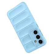 Husa pentru  Samsung Galaxy S24+ Plus Liquid Silicone, Microfibre Lining, Non-Slip Airbag Design, rosu