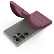 Husa pentru  Samsung Galaxy S24 Ultra Liquid Silicone, Microfibre Lining, Non-Slip Airbag Design, rosu