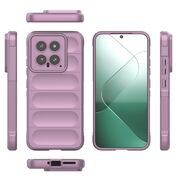 Husa pentru  Xiaomi 14 Liquid Silicone, Microfibre Lining, Non-Slip Airbag Design, mov