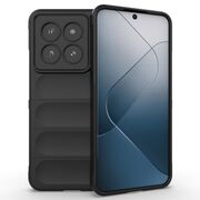 Husa pentru  Xiaomi 14 Pro Liquid Silicone, Microfibre Lining, Non-Slip Airbag Design, negru
