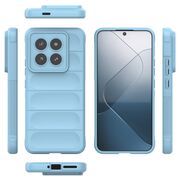 Husa pentru  Xiaomi 14 Pro Liquid Silicone, Microfibre Lining, Non-Slip Airbag Design, albastru