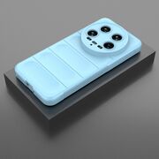 Husa pentru  Xiaomi 14 Ultra Liquid Silicone, Microfibre Lining, Non-Slip Airbag Design, albastru
