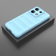 Husa pentru  Xiaomi Redmi Note 13 4G Liquid Silicone, Microfibre Lining, Non-Slip Airbag Design, albastru