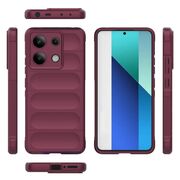 Husa pentru  Xiaomi Redmi Note 13 4G Liquid Silicone, Microfibre Lining, Non-Slip Airbag Design, bordeaux