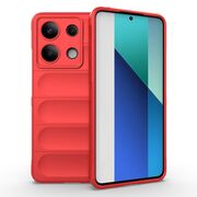Husa pentru  Xiaomi Redmi Note 13 4G Liquid Silicone, Microfibre Lining, Non-Slip Airbag Design, rosu