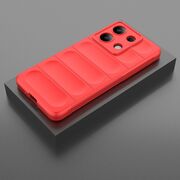 Husa pentru  Xiaomi Redmi Note 13 4G Liquid Silicone, Microfibre Lining, Non-Slip Airbag Design, rosu