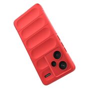 Husa pentru  Xiaomi Redmi Note 13 Pro+ Plus 5G Liquid Silicone, Microfibre Lining, Non-Slip Airbag Design, rosu