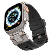 Curea Apple Watch 1/2/3/4/5/6/7/8/9/se/se 2/ultra/ultra 2 (42/44/45/49mm) Spigen DuraPro Armor PU, negru