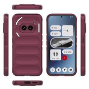Husa pentru  Nothing Phone (2a), (2a) Plus Liquid Silicone, Microfibre Lining, Non-Slip Airbag Design, bordeaux