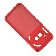 Husa pentru  Nothing Phone (2a), (2a) Plus Liquid Silicone, Microfibre Lining, Non-Slip Airbag Design, rosu