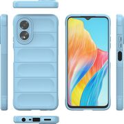 Husa pentru  Oppo A18, A38 Liquid Silicone, Microfibre Lining, Non-Slip Airbag Design, blue