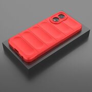 Husa pentru  Oppo A18, A38 Liquid Silicone, Microfibre Lining, Non-Slip Airbag Design, rosu