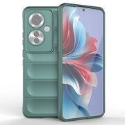 Husa pentru Oppo Reno 11F Liquid Silicone, Microfibre Lining, Non-Slip Airbag Design, verde