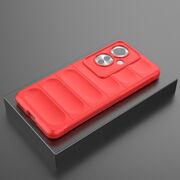 Husa pentru Oppo Reno 11F Liquid Silicone, Microfibre Lining, Non-Slip Airbag Design, rosu