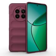 Husa pentru Husa Realme 12+ Plus Liquid Silicone, Microfibre Lining, Non-Slip Airbag Design, bordeaux