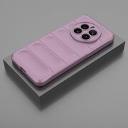 Husa pentru Husa Realme 12+ Plus Liquid Silicone, Microfibre Lining, Non-Slip Airbag Design, mov