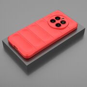 Husa pentru Husa Realme 12+ Plus Liquid Silicone, Microfibre Lining, Non-Slip Airbag Design, rosu