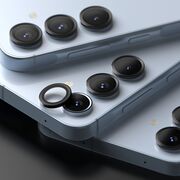 [Pachet 2x] Folie sticla camera Samsung Galaxy A55 / A35 5G Ringke Camera Lens Frame, negru
