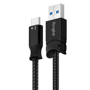 Cablu de date USB la Type-C 1.2m, Ringke Smart Fish, negru