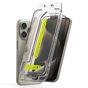 [Pachet 2x] Folie sticla iPhone 15 Pro Ringke Easy Slide Tempered Glass, transparenta