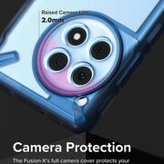 Husa OnePlus 12R Ringke Fusion X, albastru