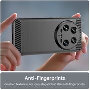 Husa pentru Xiaomi 14 Ultra Liquid Carbon Silicone, negru