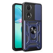 Husa pentru Honor 90 cu inel Armor Kickstand cu protectie camera - blue