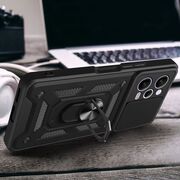 Husa pentru Xiaomi Redmi Note 12 Pro 5G sau Poco X5 Pro cu inel Ring Armor Kickstand Tough, protectie camera - blue