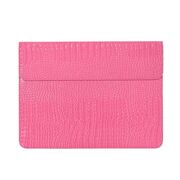 Husa pentru laptop 15 - 16 inch MacBook, Microsoft, Dell, HP, Lenovo, eleganta si subtire, protectie sporita, fucsia