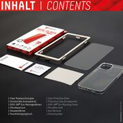 [Folie sticla + husa] premium iPhone 14 Pro Max Displex Real Glass 10H cu aplicator, transparenta