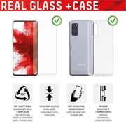 [Folie sticla + husa] premium Samsung Galaxy A53 5G Displex Real Glass 10H cu aplicator, transparenta