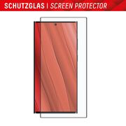 [Folie sticla + husa] premium Samsung Galaxy S24 Ultra Displex Real Glass 3D cu aplicator 10H - extremely hard & scratch-resistant, transparenta
