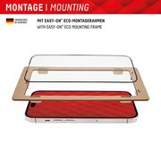 [Folie sticla + husa] premium Samsung Galaxy S24 Ultra Displex Real Glass 3D cu aplicator 10H - extremely hard & scratch-resistant, transparenta
