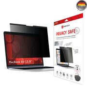 Folie premium MacBook Air 13" (2022 / 2024) Displex Laptop Privacy Safe, negru