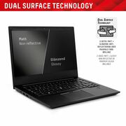 Folie premium MacBook Air 13" (2022 / 2024) Displex Laptop Privacy Safe, negru