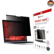 Folie premium MacBook Air 15" (2023 / 2024) Displex Laptop Privacy Safe, negru