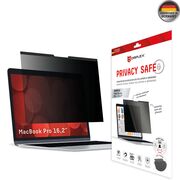 Folie premium MacBook Pro 16" (2021 / 2022 / 2023) Displex Laptop Privacy Safe, negru
