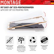Folie sticla premium iPhone 12 / 12 Pro Displex Real Glass 2D cu aplicator, transparenta
