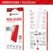 Folie sticla premium iPhone 15 / 15 Pro Displex Real Glass 2D cu aplicator, transparenta