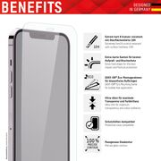 Folie sticla premium iPhone X Displex Real Glass 2D, transparenta