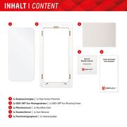 Folie sticla premium Samsung Galaxy S23 FE Displex Real Glass 2D cu aplicator, transparenta
