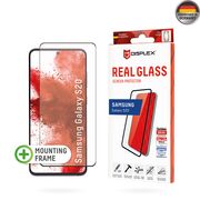 Folie sticla premium Samsung Galaxy S20 Displex Real Glass 3D 10H cu aplicator, transparenta