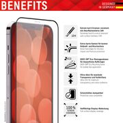 Folie sticla premium iPhone 12 / 12 Pro Displex Real Glass Full Cover, negru