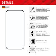 Folie sticla premium iPhone 15 Pro Max / 15 Plus Displex Real Glass Full Cover 10H cu aplicator, negru