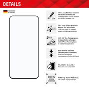 Folie sticla premium Samsung Galaxy A55, A35 Displex Real Glass Full Cover 10H cu aplicator, negru