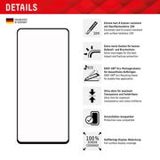 Folie sticla premium Samsung Galaxy A54 Displex Real Glass Full Cover 10H cu aplicator, negru
